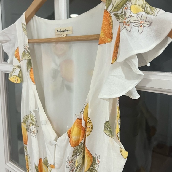 For Love & Lemons Limonada Capri Jumpsuit - Size S - Picture 6 of 9